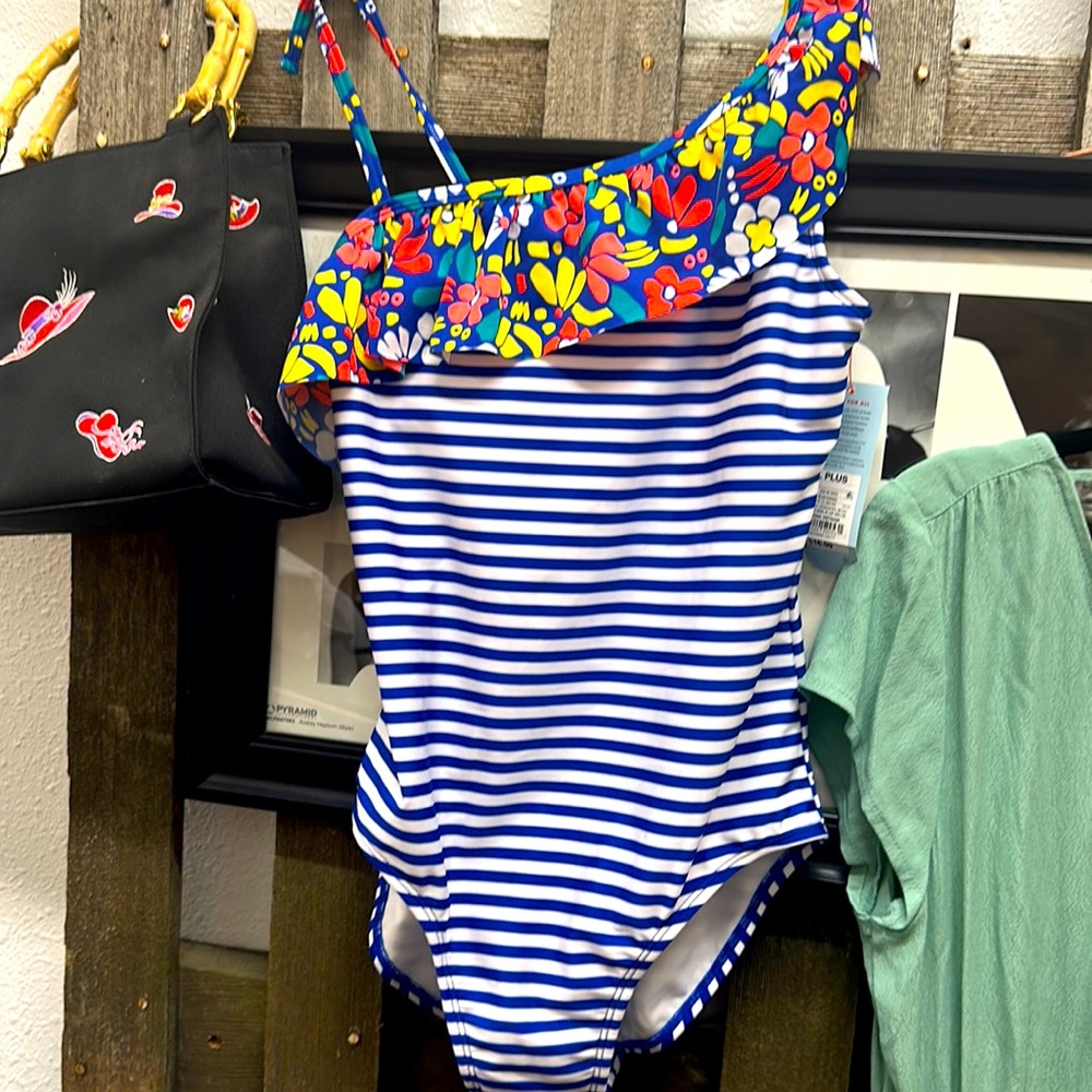 Girls Large Plus Swimsuit NWT